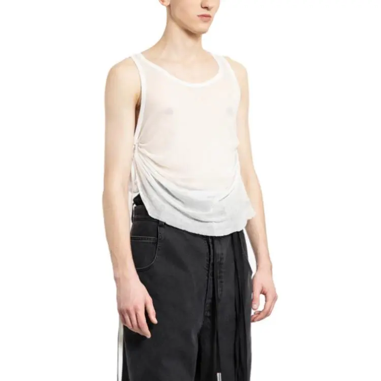 Ann Demeulemeester Tank Top Men's White-2