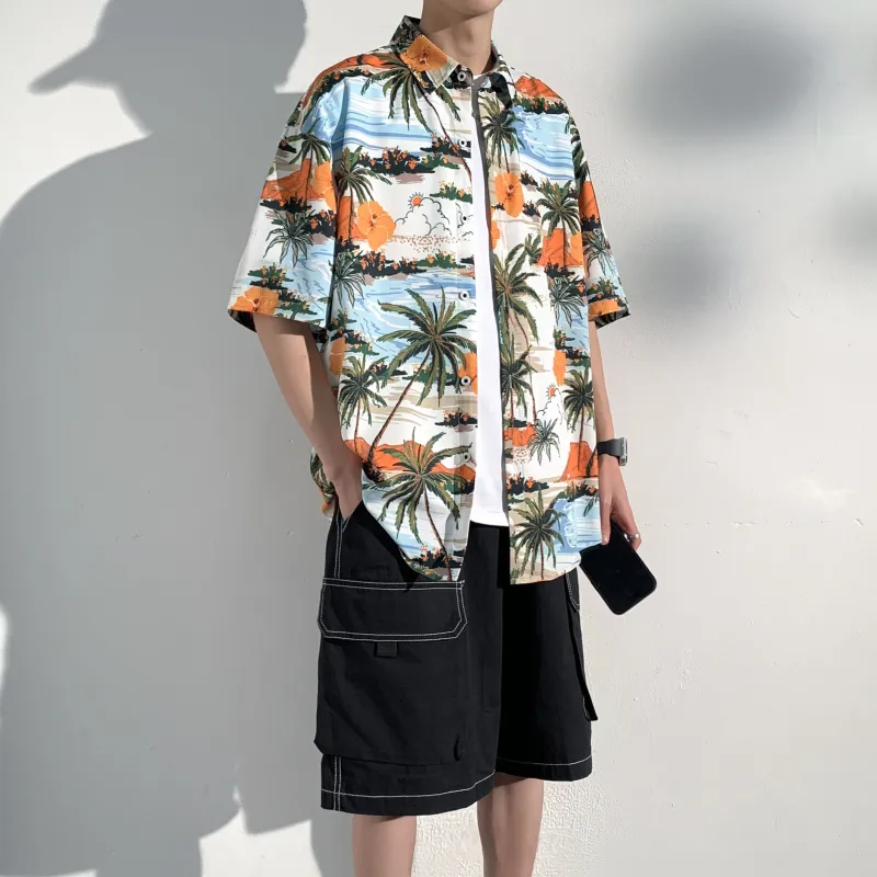 F.I.W FANGIWEN Floral Shirt Unisex-3