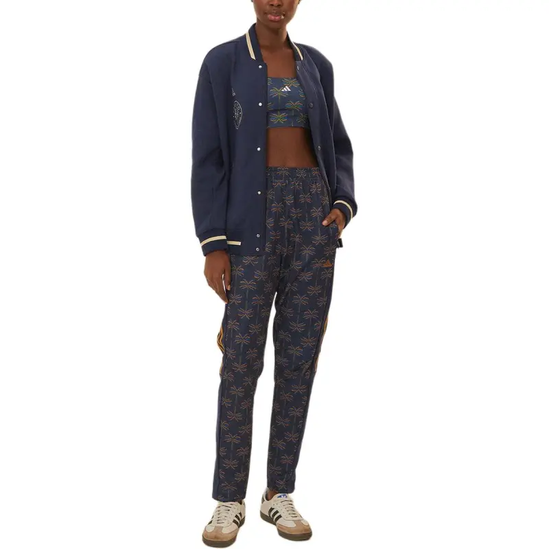 Adidas x FARM Rio FW24 Jackets Coats Women's Dark Blue-1