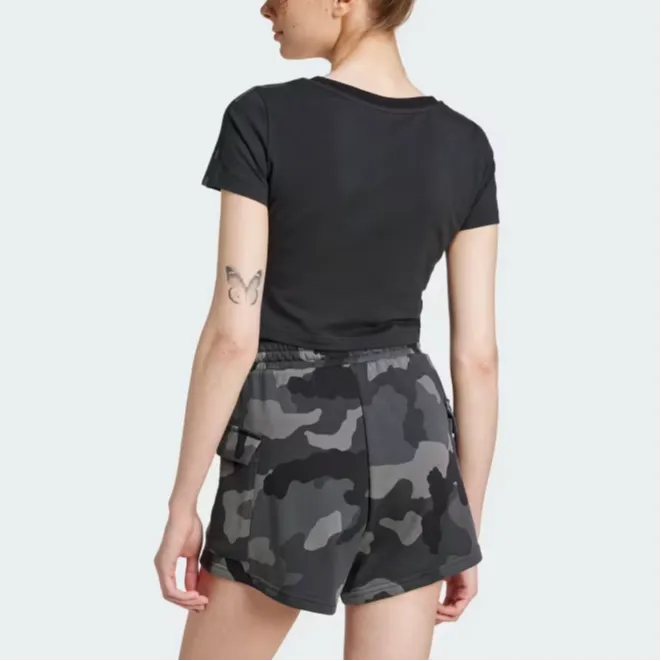 Adidas Free Shipping With AdiClub Essentials 3-Stripes Camo Print Baby Tee-4