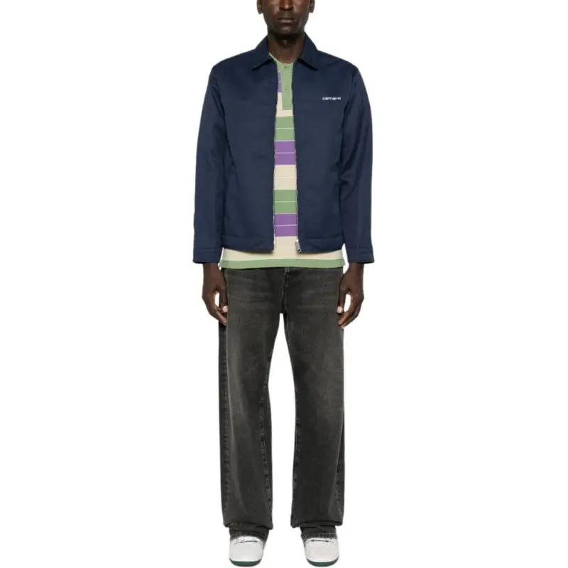 Logo Jacquard Hoodie Man