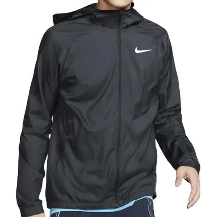 Nike Jackets Men Black+Shopping Bag-3