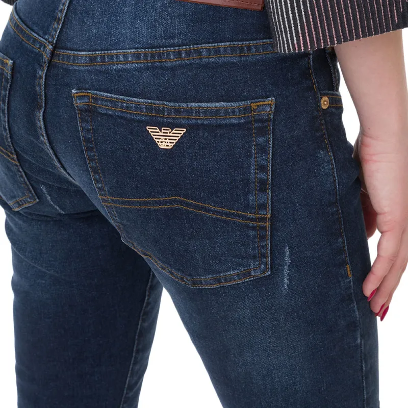 EMPORIO ARMANI FW22 Jeans Women's Dark Blue-8