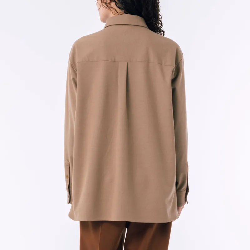 LACOSTE Shirts Women's Beige-3