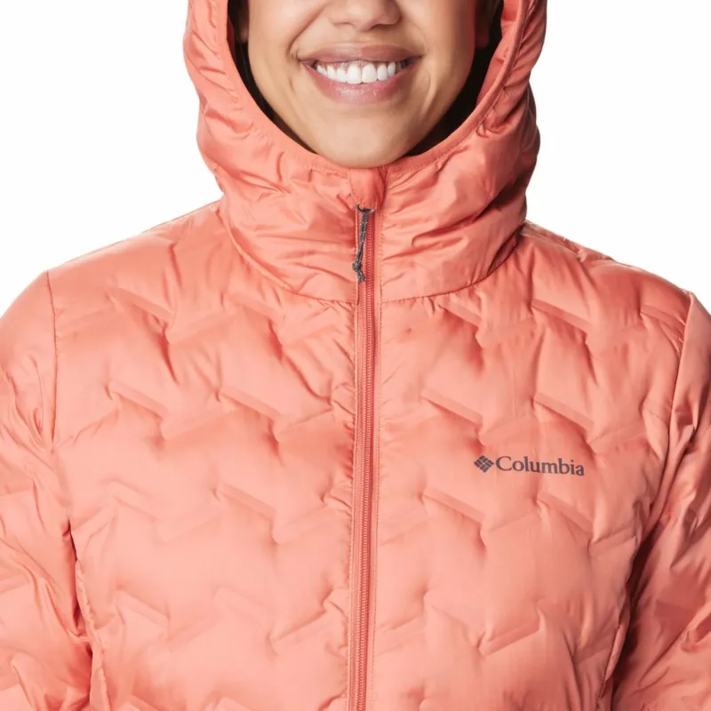 Columbia Delta Ridge Down Jackets Women's Rose-1