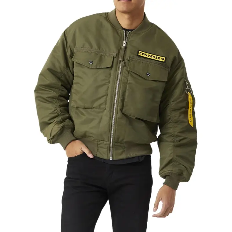 Converse Military Pack Ma-1 Jacket Men's Green-3