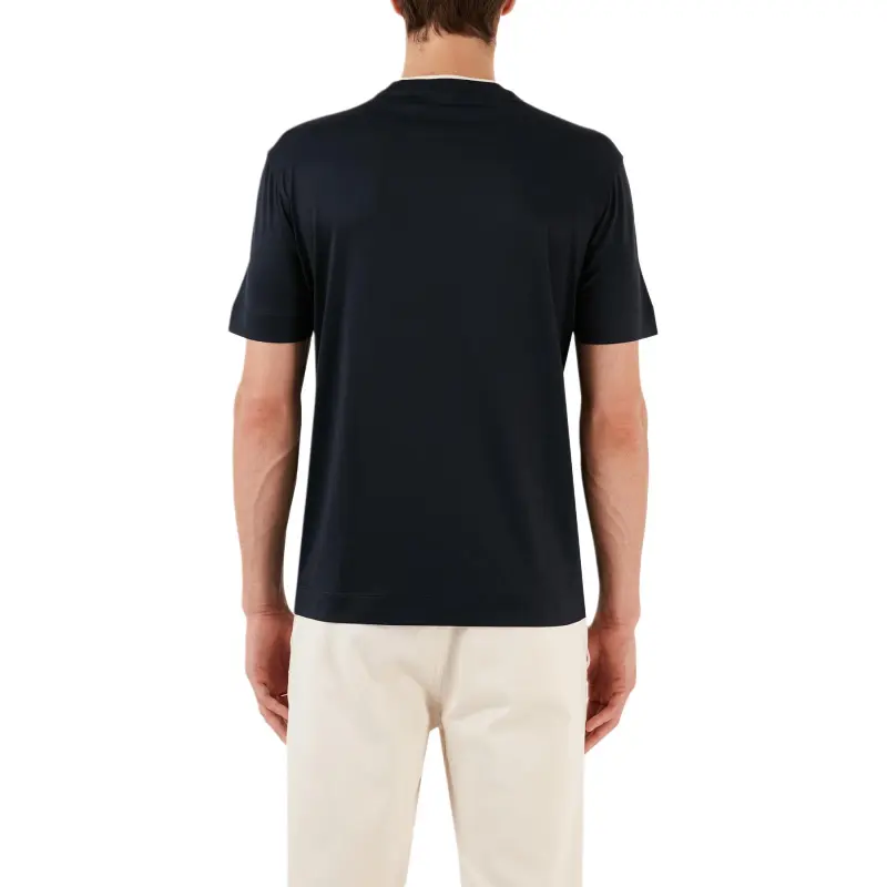 EMPORIO ARMANI T-Shirts Men Blue-3