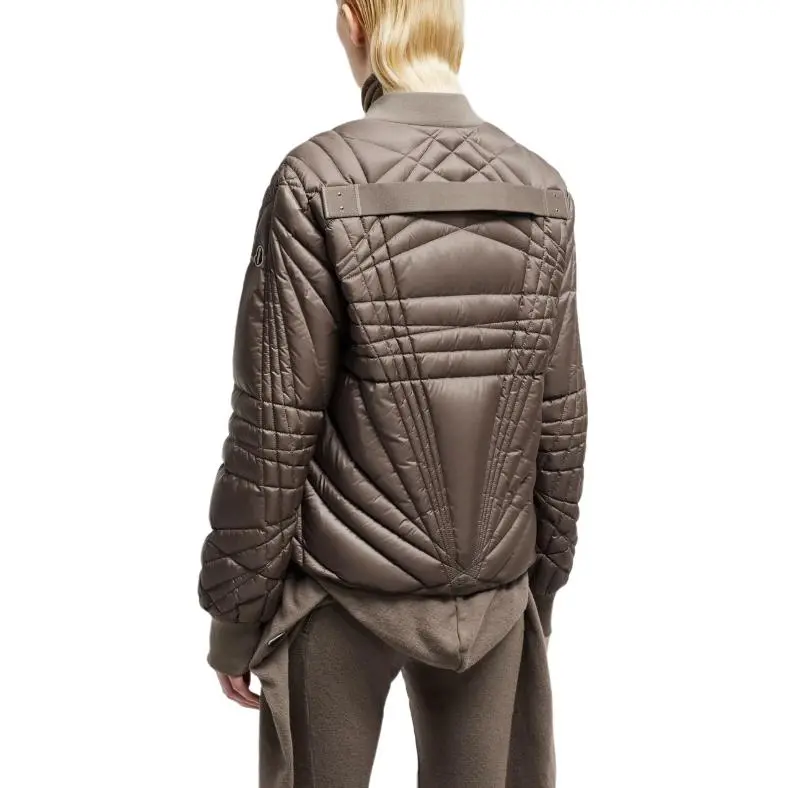 Rick Owens X Moncler Woven Megapenta Flight Jacket-2
