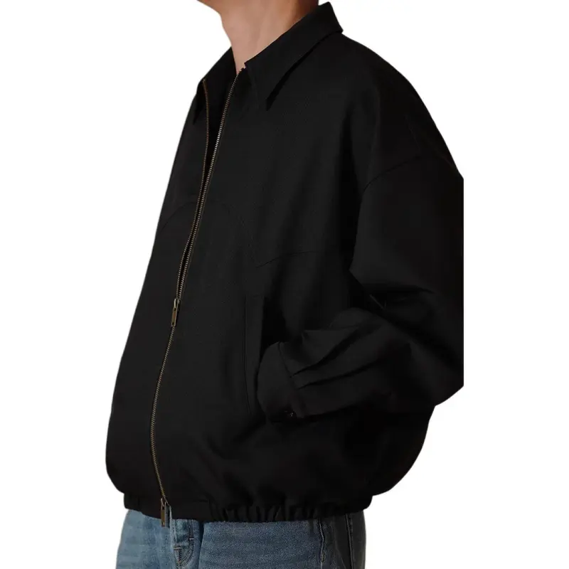 Hacikis Jackets Coats Men's Black-6