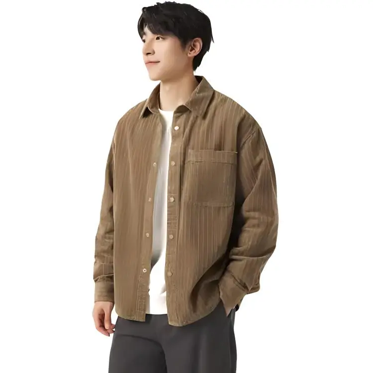 Hotwind Shirt Men's 16 Light Brown-2
