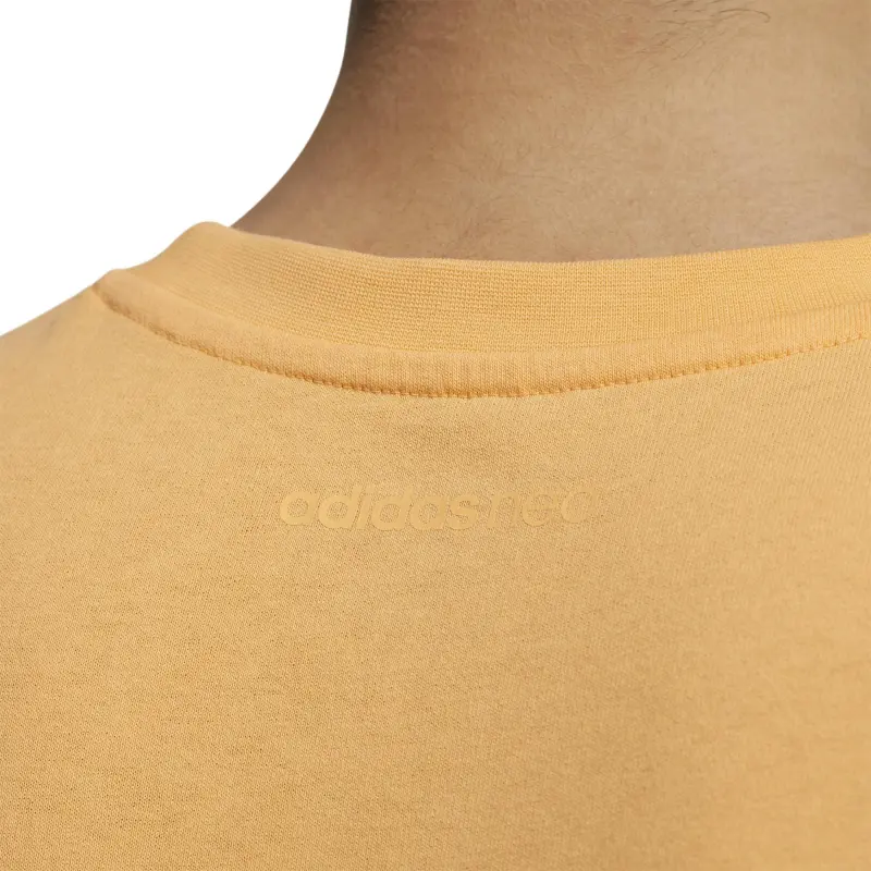 Adidas Neo T Shirt Men's Orange Yellow-4