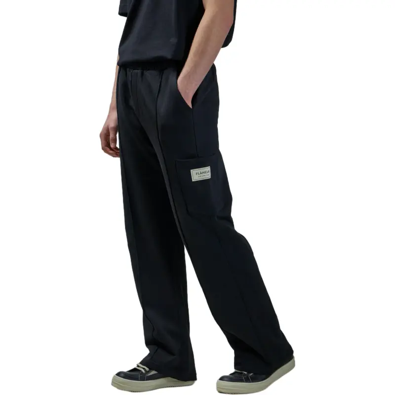 Flaneur Homme Casual Pants Men's Black-2