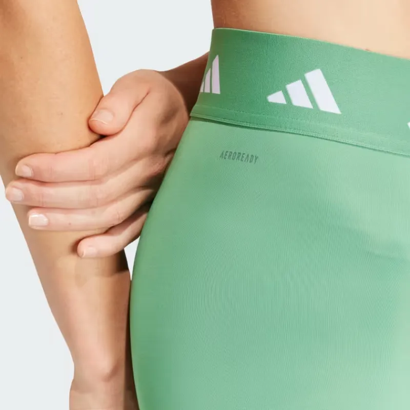Adidas Techfit 7/8 Leggings Athletic Trousers Women's Green-4