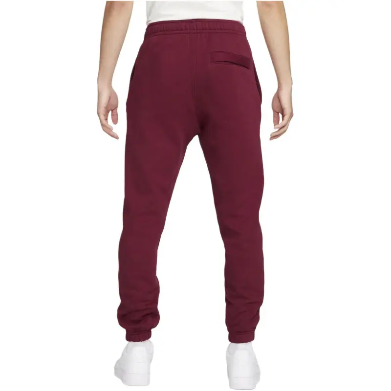 Nike Knitted Sports Pants Men's Burgundy-1