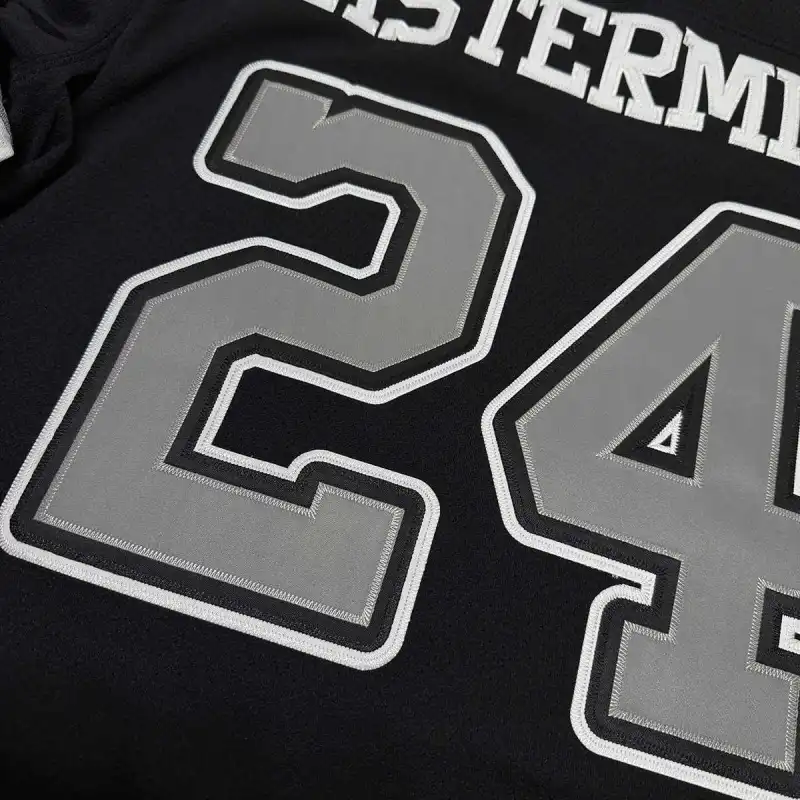 Mitchell & Ness x MASTERMIND WORLD FW24 T Shirt Unisex Black Gray-4