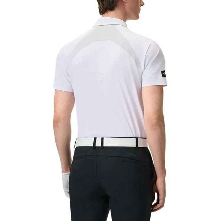 FILA Golf Series SS25 Polo Shirt Men's White-4