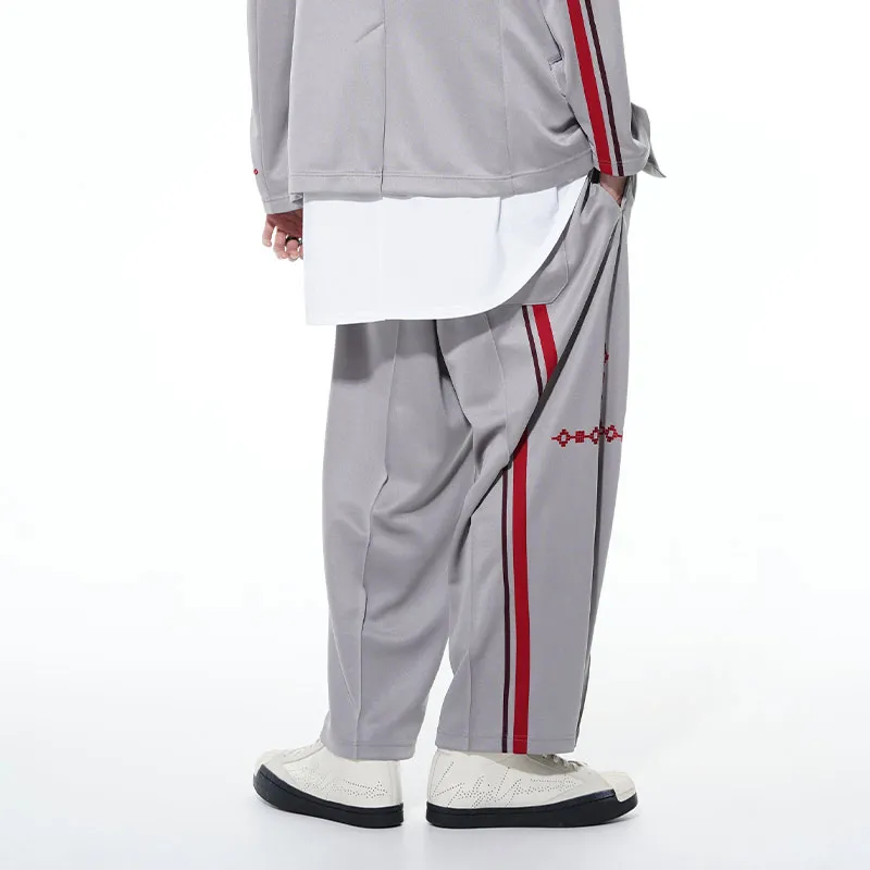Yohji Yamamoto Casual Pants Unisex Gray-4