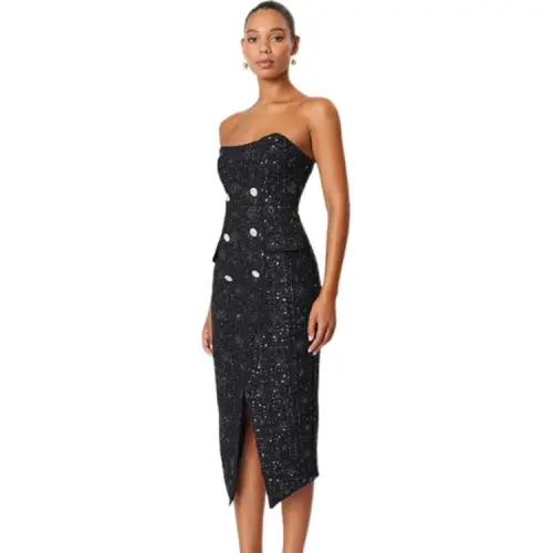 ELLIATTCOLLECTIVE Sleeveless Dress Women's Black