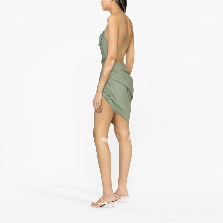 Jacquemus Sleeveless Dress Women's Green-3