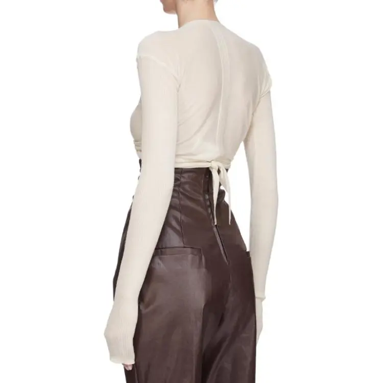 RICK OWENS Tied Cardigan-4