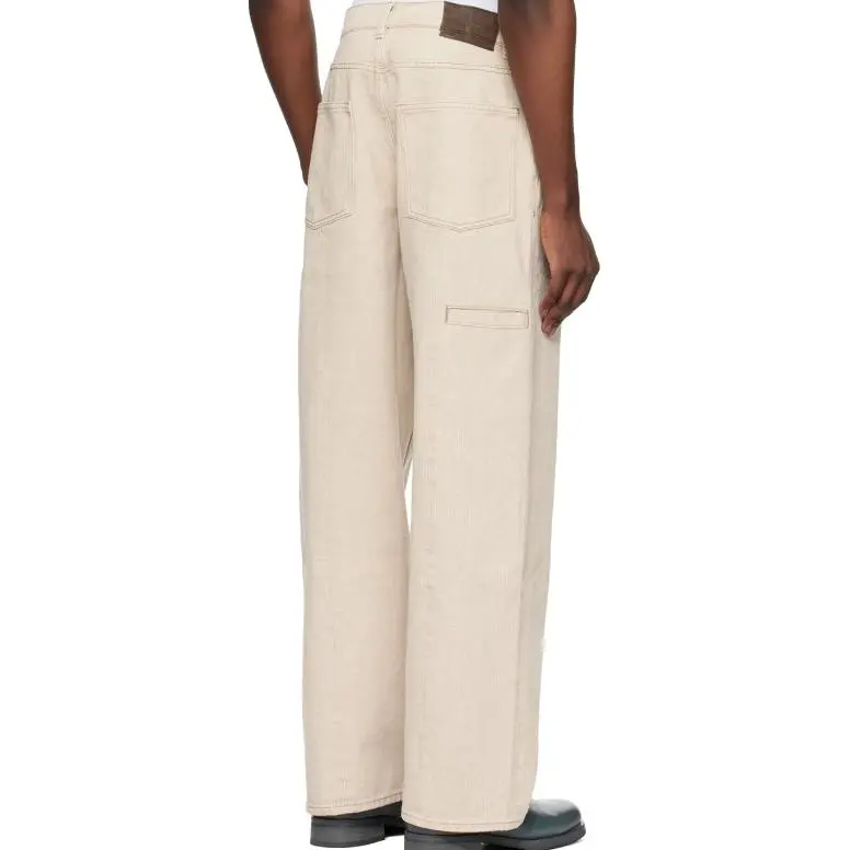 OUR LEGACY Jeans Men Beige-4