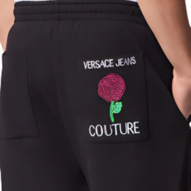 VERSACE JEANS COUTURE Knitted Sweatpants Men Black-4