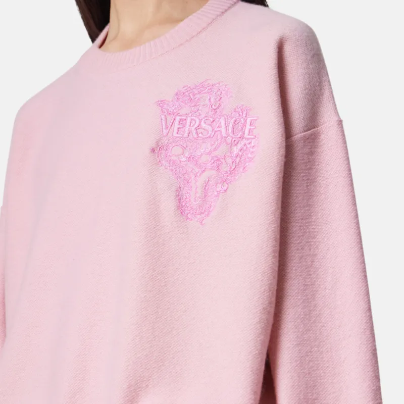 VERSACE Knitwear Women's Light Pink Red-4