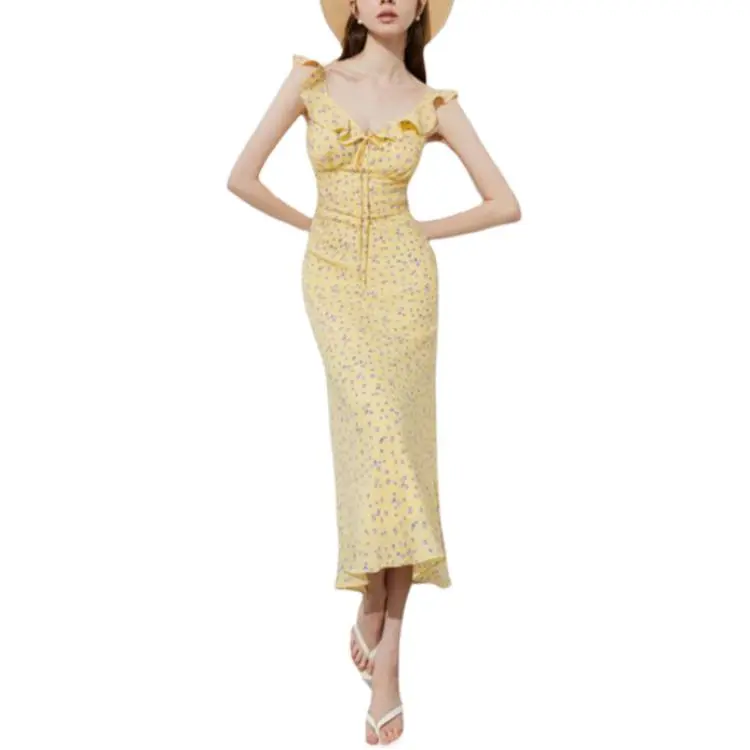 DPLAY Slip Dresses Women's Midsummer Daisy-2