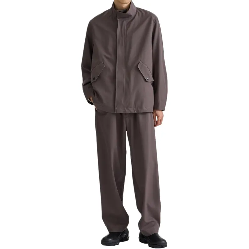 UNITED TOKYO FW24 Casual Pants Men's Gray Beige-3