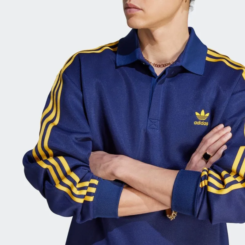 Adidas Originals ADICOLOR Polo Shirt Men's Dark Blue-4