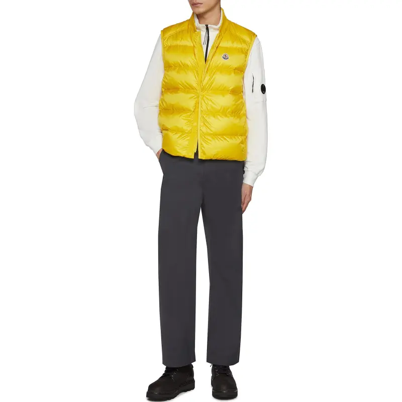 Moncler Vests Men Yellow-4
