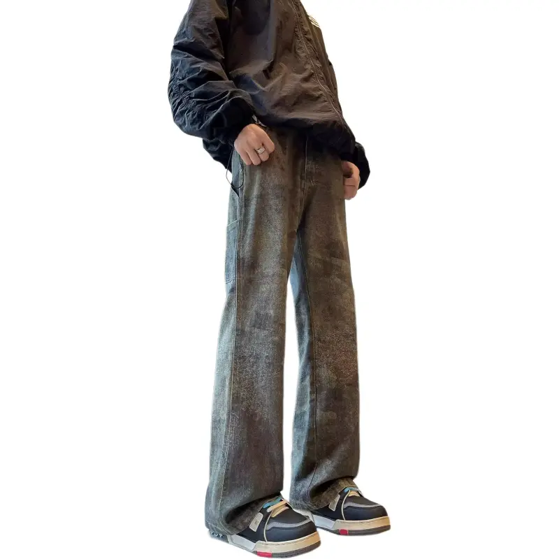 Concubine Zhu Jeans Unisex Green-6