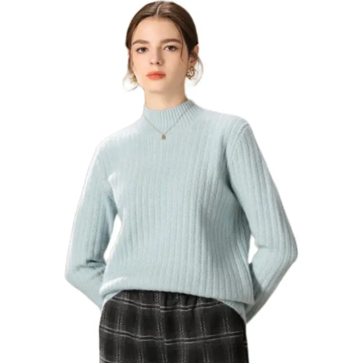 FENHONGMALI Knitwear Women's Blue-2