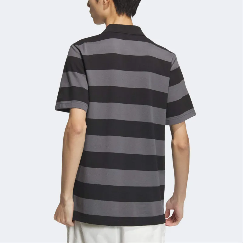Adidas Polo Shirt Men's Black/Dark Gray-4