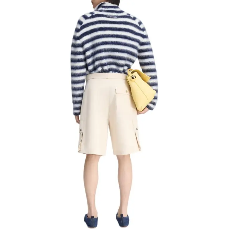 Jacquemus Le Cargo Belted Bermuda Shorts-3