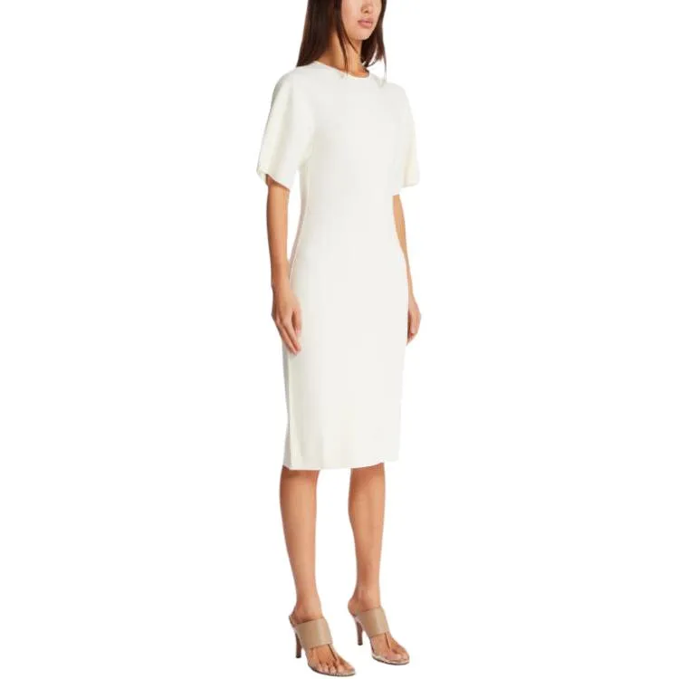 TOTEME Short Sleeved Dress Women's White-2