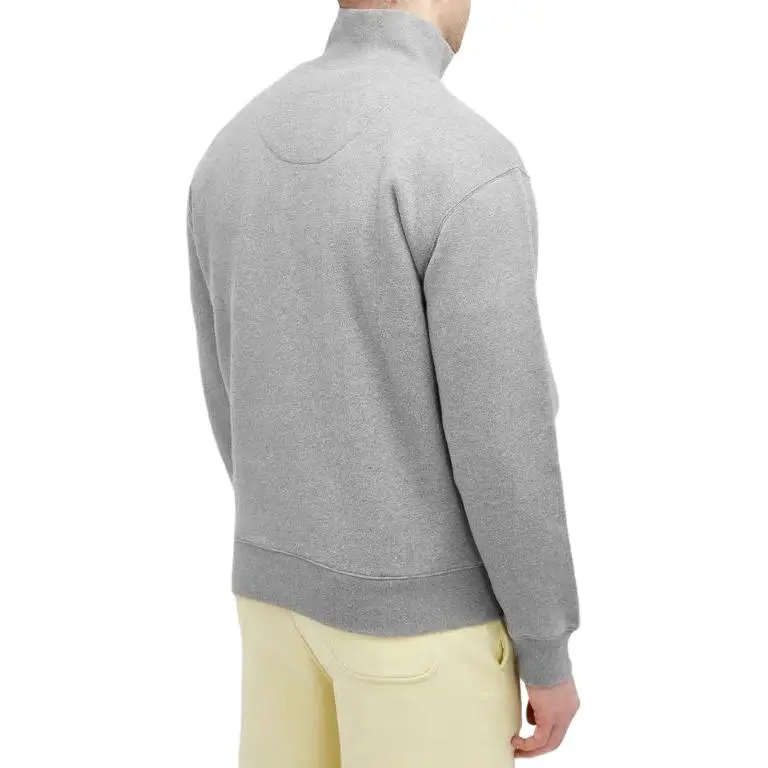 Maison Kitsune Bold Fox Head Patch Half Zip Sweatshirt-4