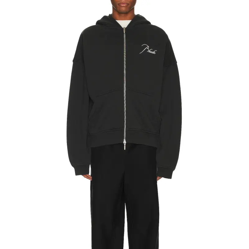 RHUDE Logo embroidered Hoodie-3