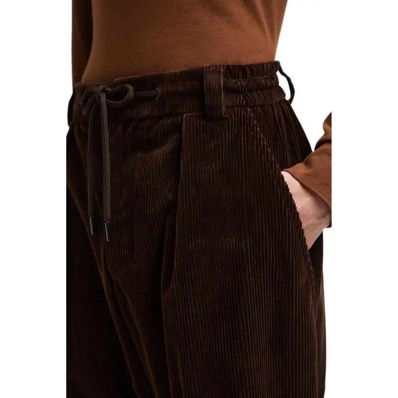 Moncler Casual Pants Men's Brown-4
