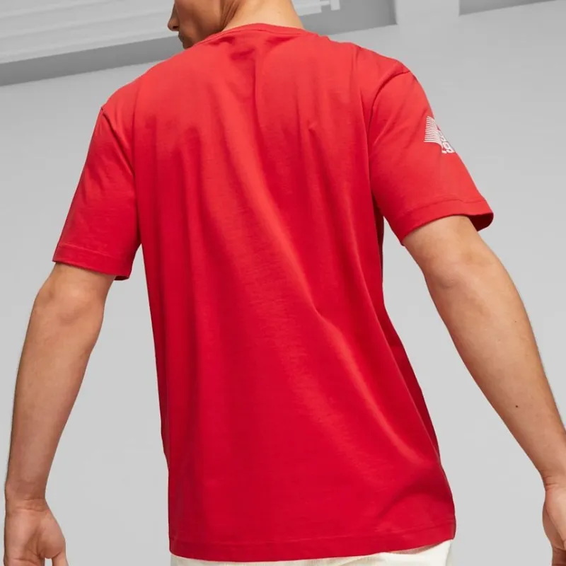 PUMA Scuderia Ferrari T Shirts Men Red-4