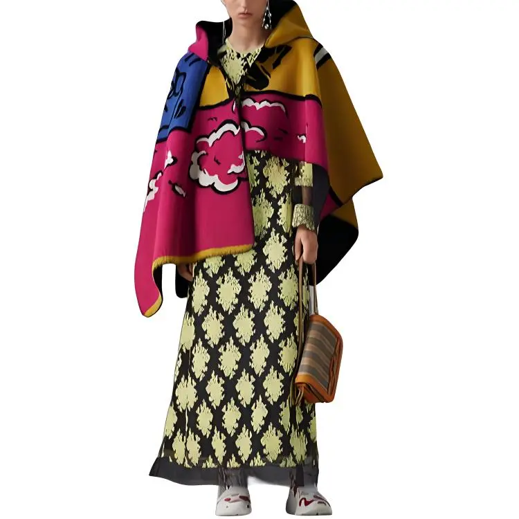 Burberry Long-Sleeved Dresses Women's Yellow-4