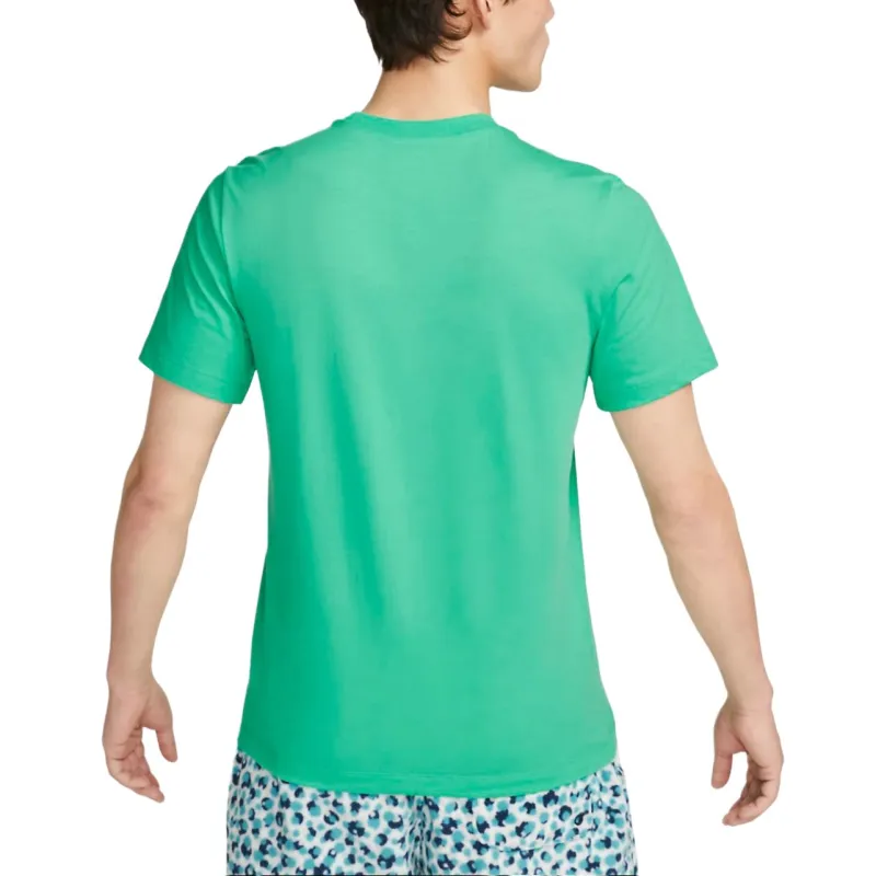 Nike T Shirts Men Green-3