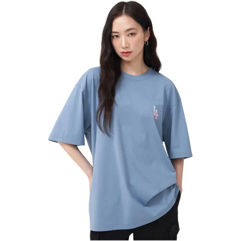 MLB Los Angeles Dodgers SS25 T Shirt Unisex Light Indigo-1