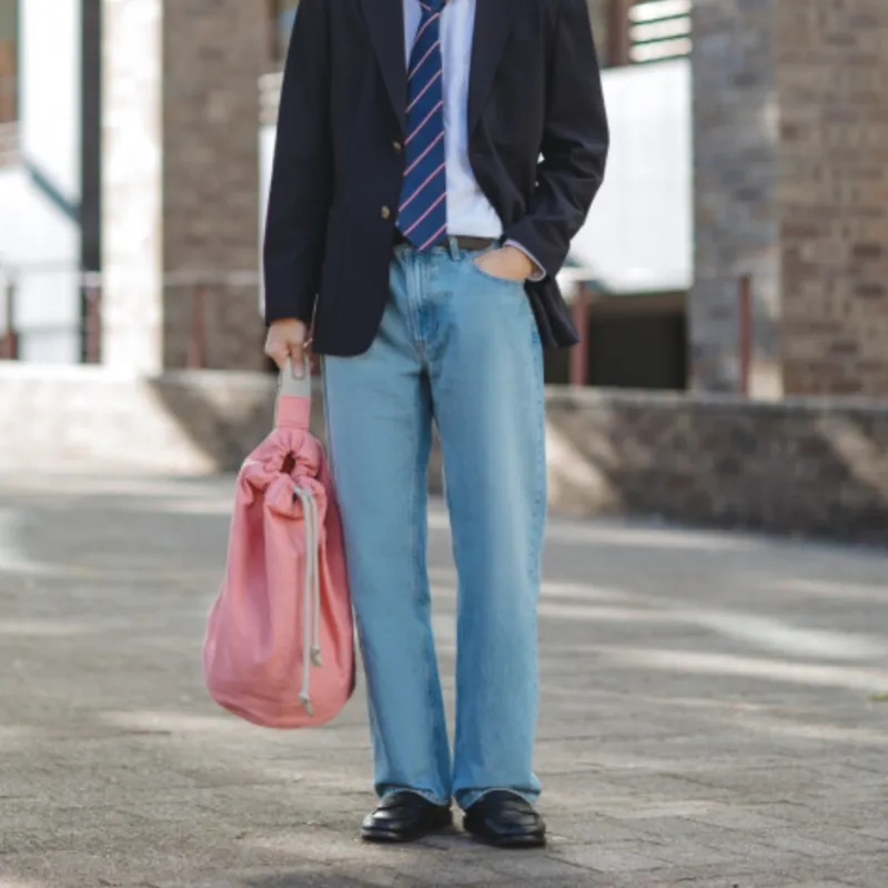 UNIQLO x JW Anderson SS25 Jeans Men's Light Blue-1