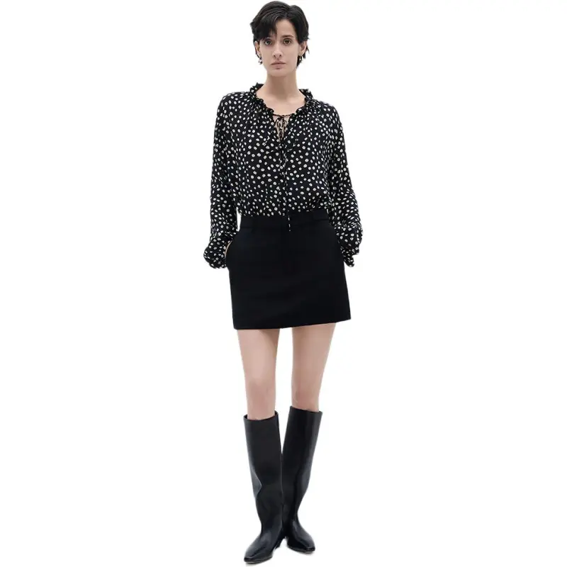 NAWEI Shirts Women's Black-6
