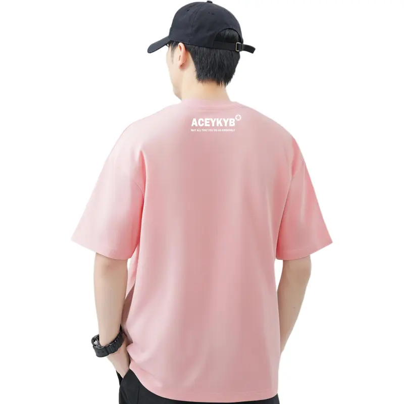 YK&YB T Shirts Unisex Light Pink-2