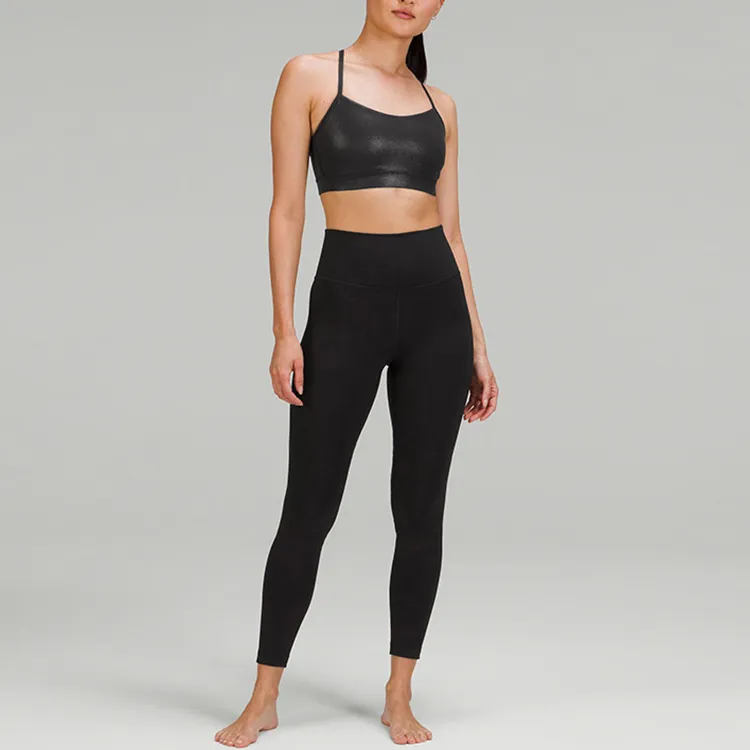 Lululemon Flow Y Yoga Underwear Women's Radiation Foil Printing Black-2