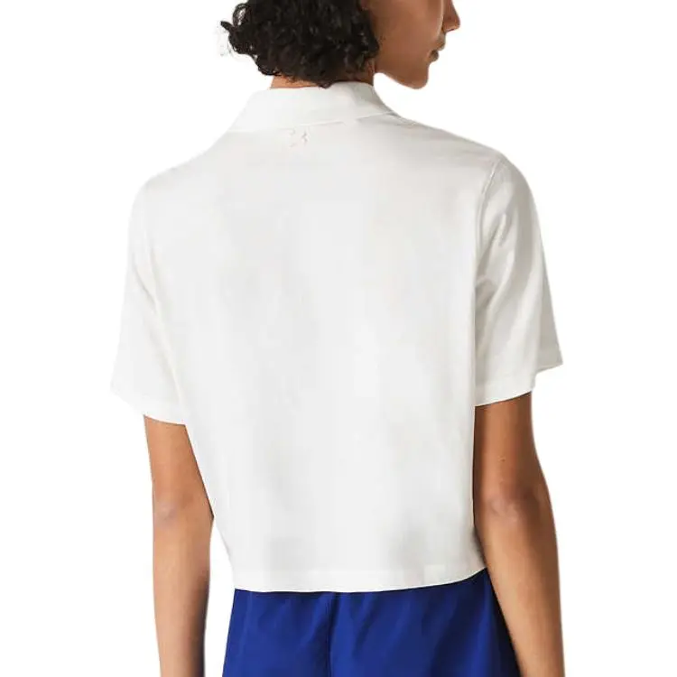 LACOSTE SS22 Polo Shirt Women's White-3