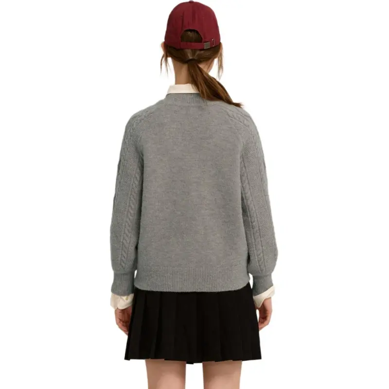 Teenie Weenie Sweaters Women's Gray-1