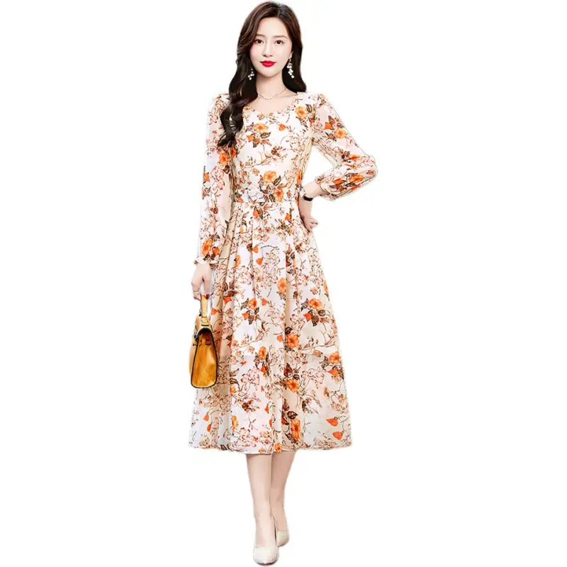 Fele.d Long Sleeved Dress Women's-1